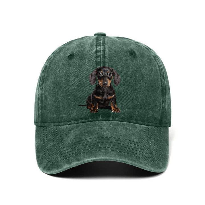 Casquette de baseball ajustable pour amoureux des teckels