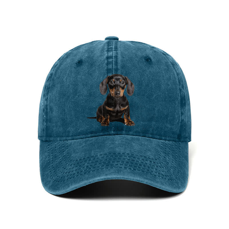 Casquette de baseball ajustable pour amoureux des teckels