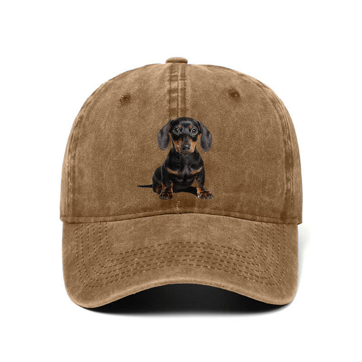 Casquette de baseball ajustable pour amoureux des teckels