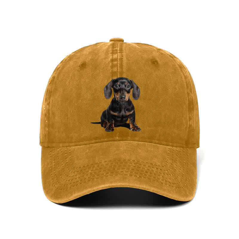 Casquette de baseball ajustable pour amoureux des teckels
