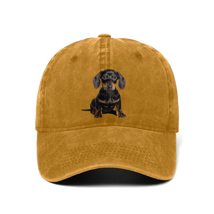 Casquette de baseball ajustable pour amoureux des teckels