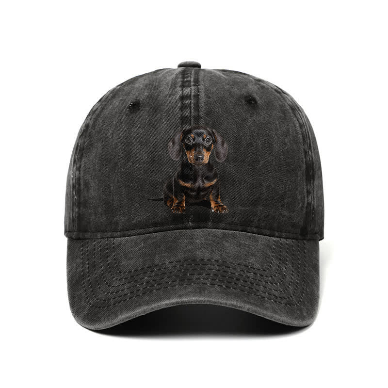 Casquette de baseball ajustable pour amoureux des teckels