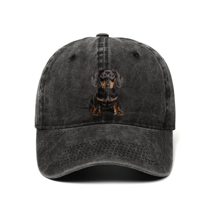 Casquette de baseball ajustable pour amoureux des teckels