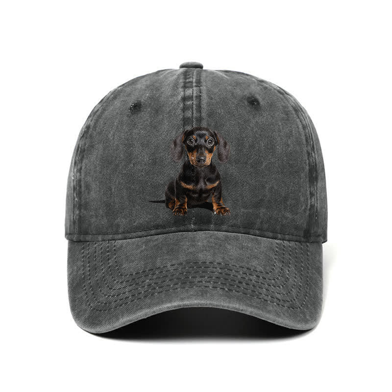 Casquette de baseball ajustable pour amoureux des teckels