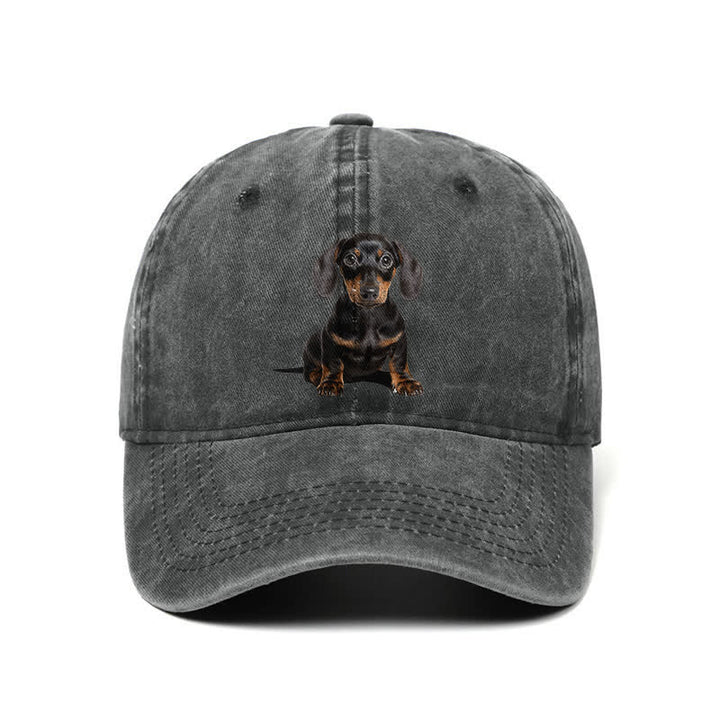 Casquette de baseball ajustable pour amoureux des teckels