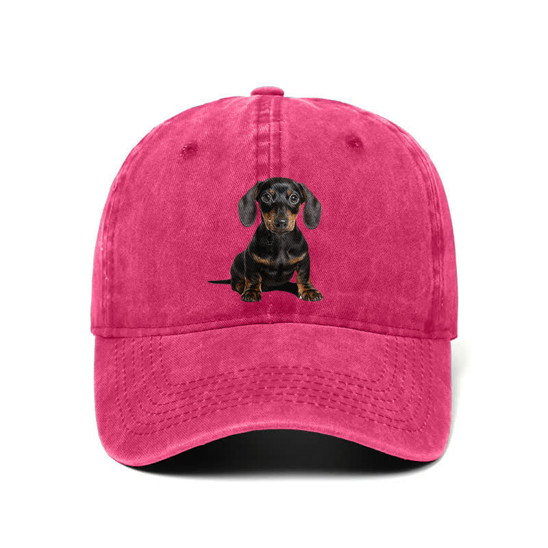 Casquette de baseball ajustable pour amoureux des teckels