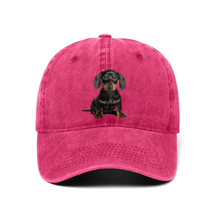 Casquette de baseball ajustable pour amoureux des teckels