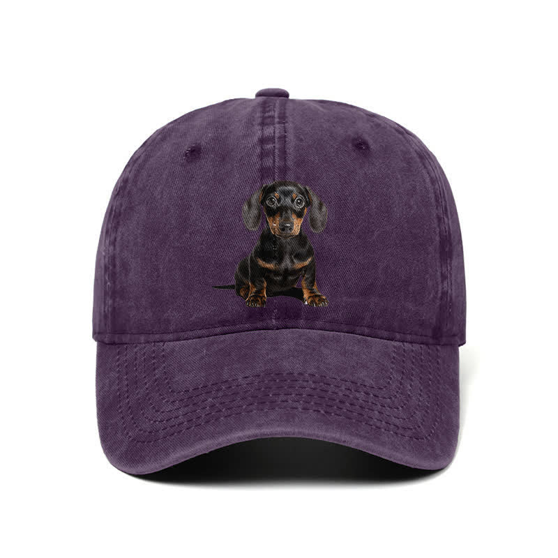 Casquette de baseball ajustable pour amoureux des teckels
