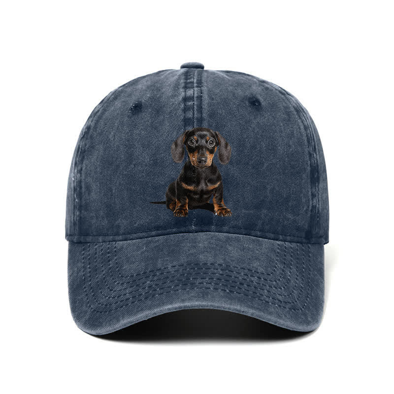 Casquette de baseball ajustable pour amoureux des teckels