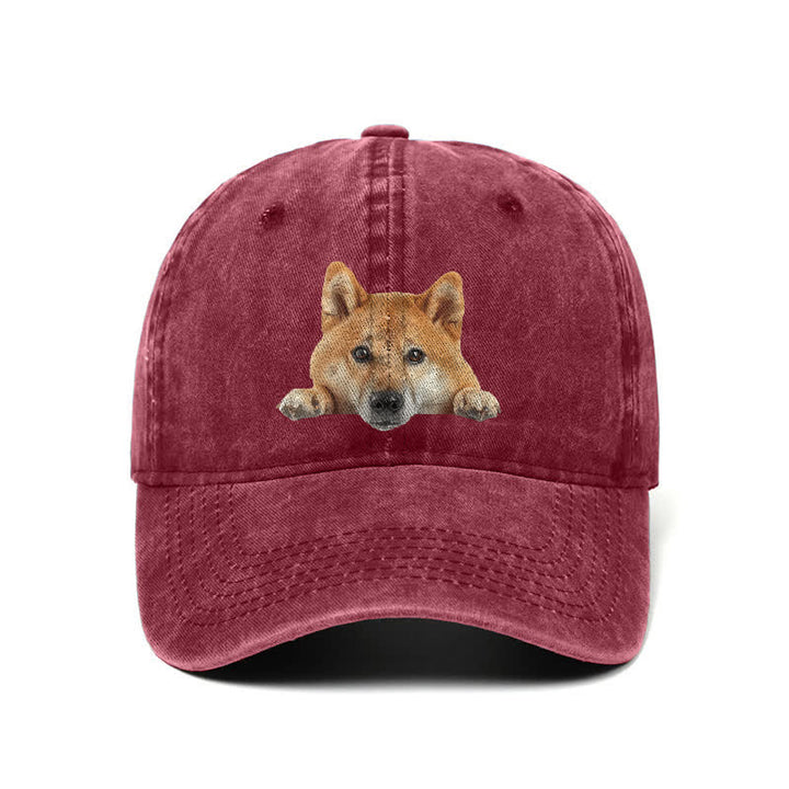 Casquette de baseball ajustable pour amoureux des chiens Shiba Inu