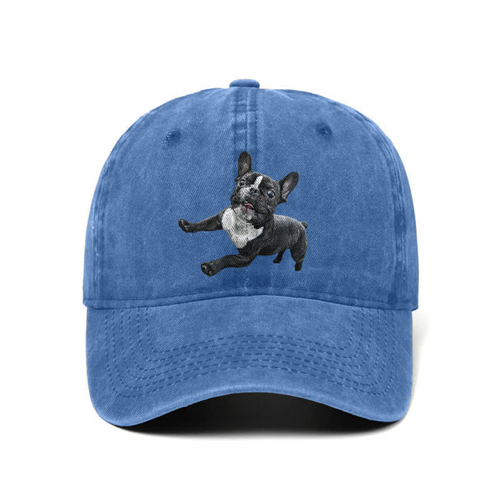 Casquette de baseball ajustable pour amoureux du bouledogue français