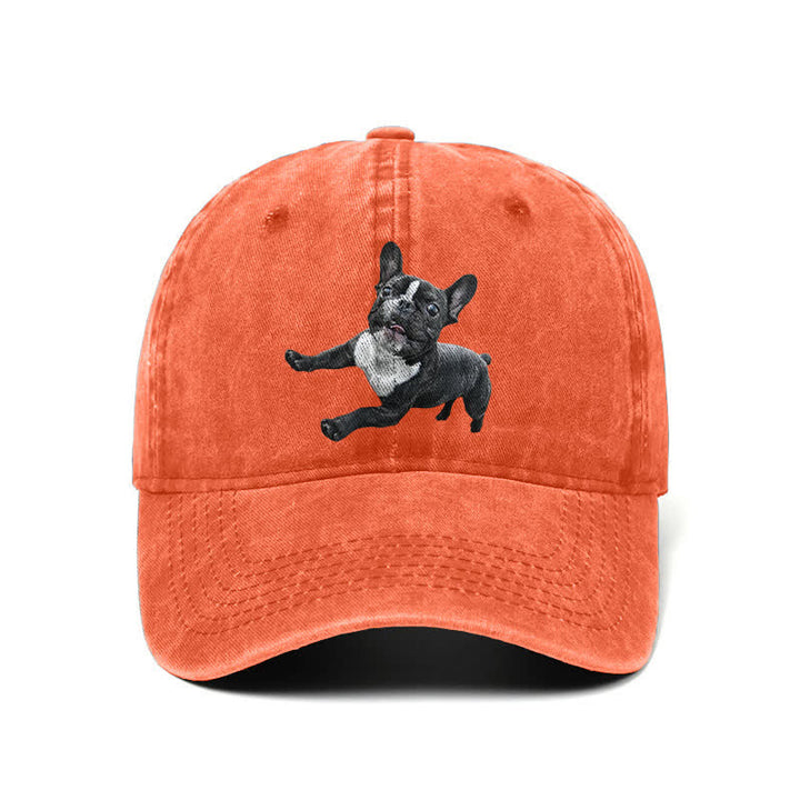 Casquette de baseball ajustable pour amoureux du bouledogue français