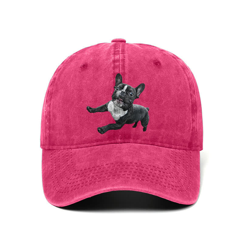Casquette de baseball ajustable pour amoureux du bouledogue français