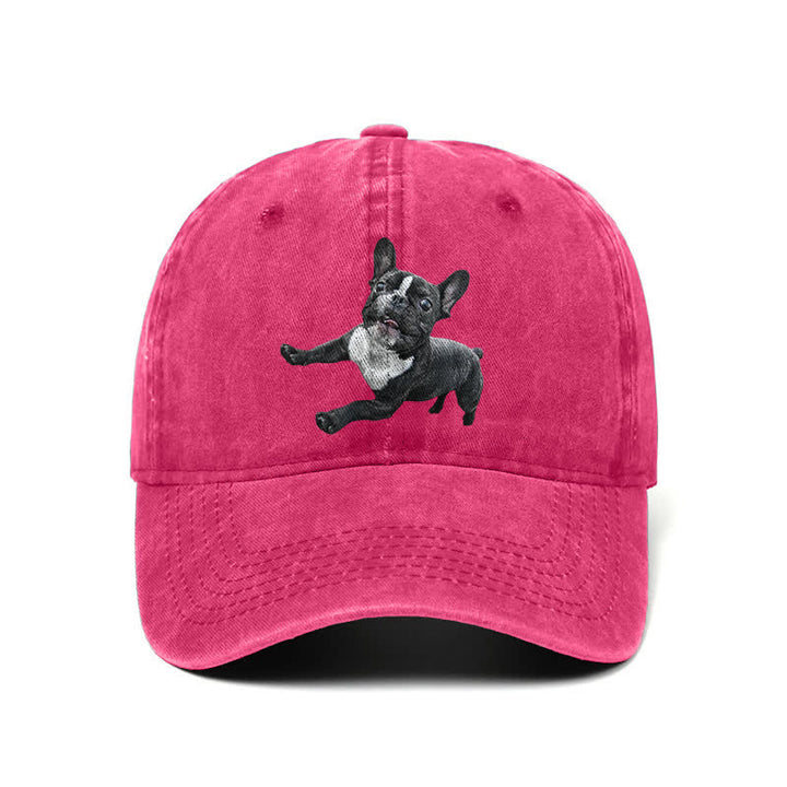 Casquette de baseball ajustable pour amoureux du bouledogue français