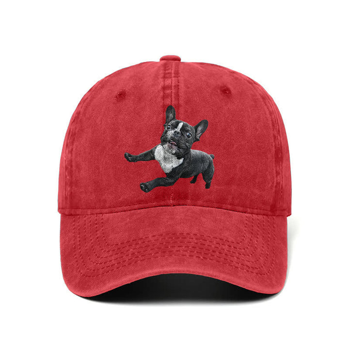 Casquette de baseball ajustable pour amoureux du bouledogue français