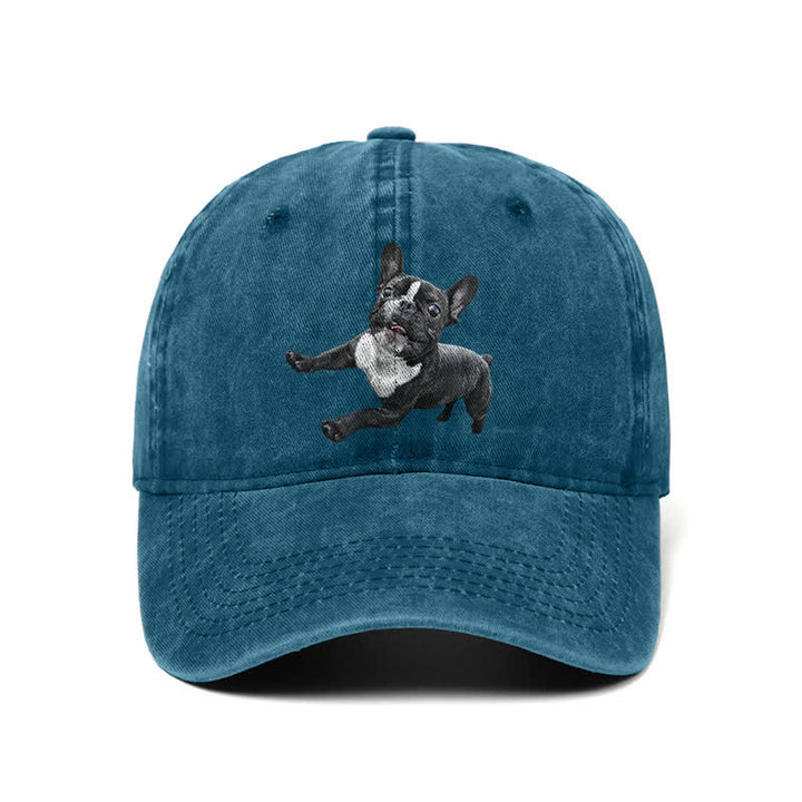 Casquette de baseball ajustable pour amoureux du bouledogue français