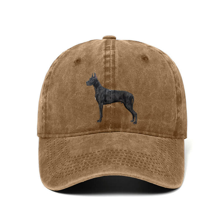 Casquette de baseball ajustable pour amoureux des chiens Doberman