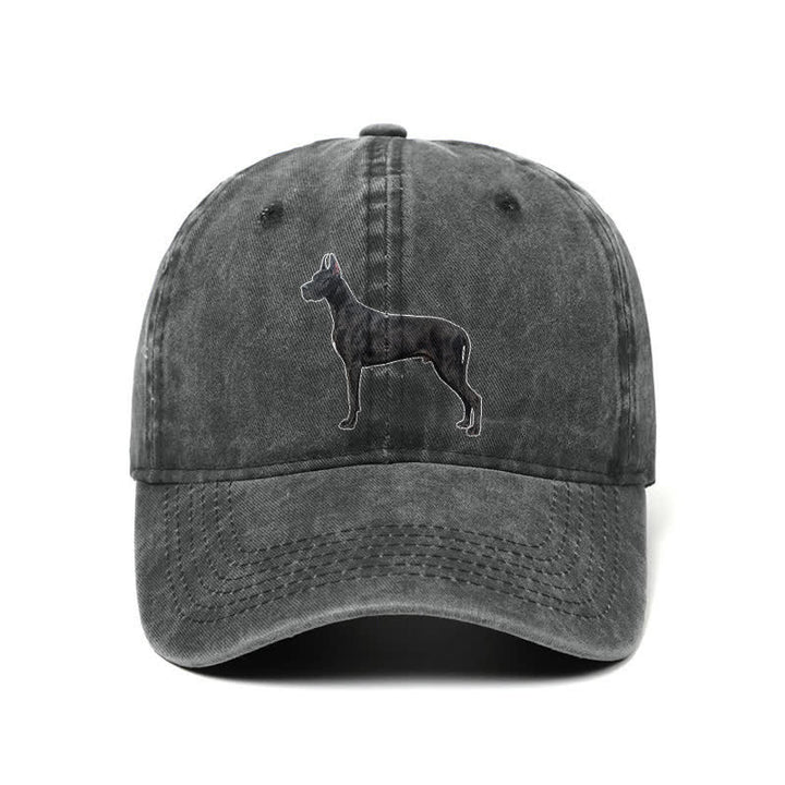Casquette de baseball ajustable pour amoureux des chiens Doberman