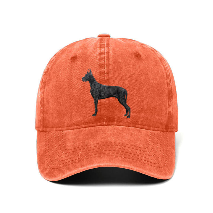 Casquette de baseball ajustable pour amoureux des chiens Doberman