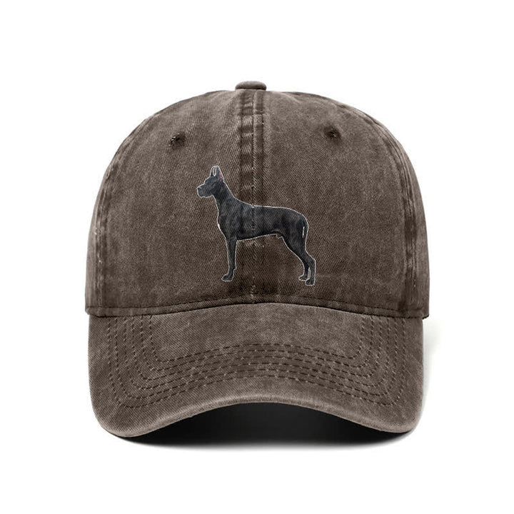 Casquette de baseball ajustable pour amoureux des chiens Doberman
