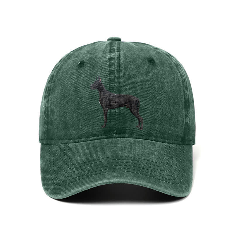 Casquette de baseball ajustable pour amoureux des chiens Doberman