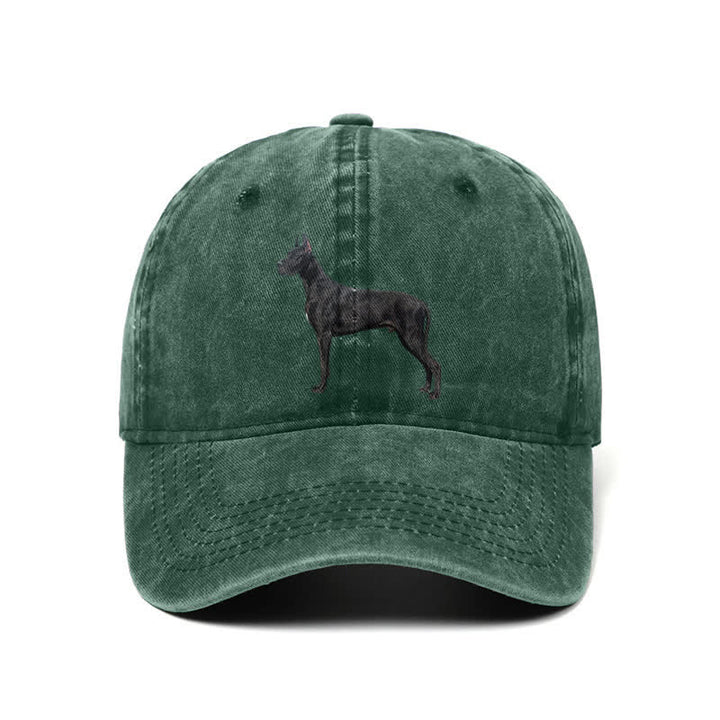 Casquette de baseball ajustable pour amoureux des chiens Doberman