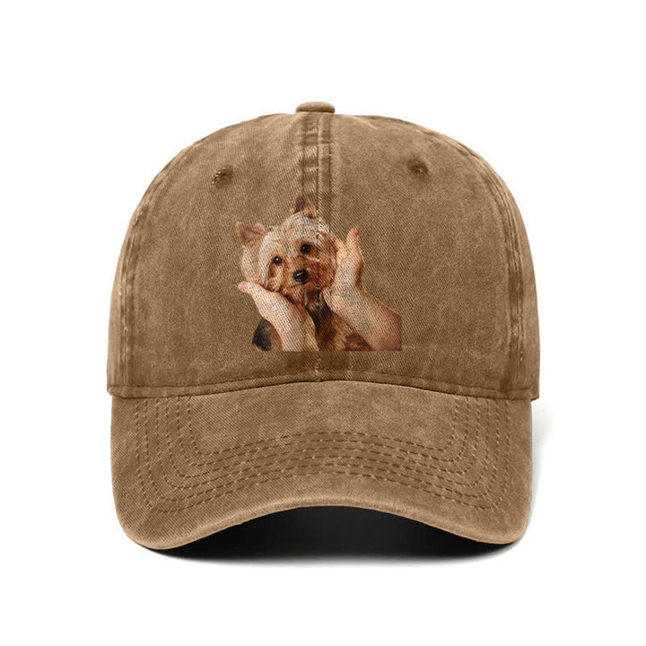 Casquette de baseball ajustable pour amoureux des chiens Yorkshire Terrier