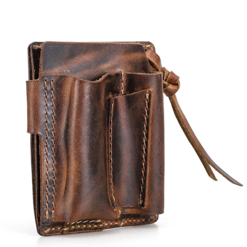 Sac de ceinture en cuir avec organiseur de poche pour portefeuille EDC personnalisé - image 12
