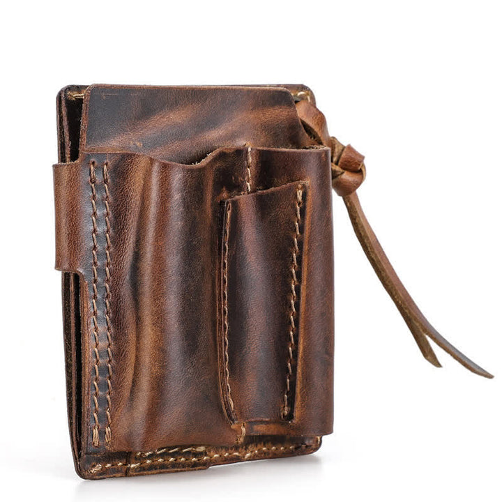 Sac de ceinture en cuir avec organiseur de poche pour portefeuille EDC personnalisé - image 12