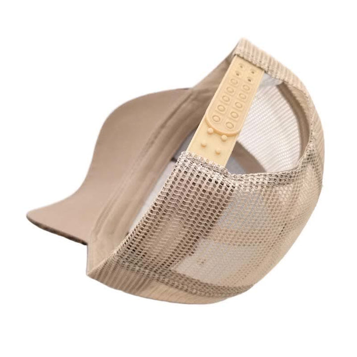 Casquette de camion brodée en maille avec motif coq en métal argenté 3D (prévente) - image 3
