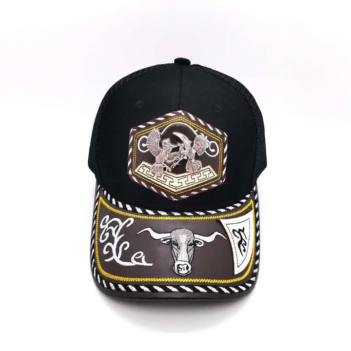 Casquette de camion en maille noire avec broderie Weterm en métal argenté 3D (prévente) - image 7