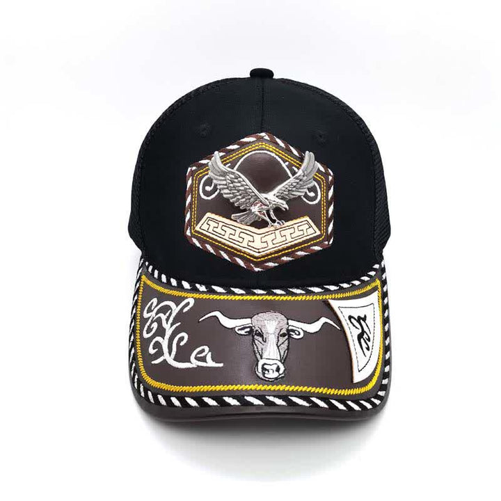 Casquette de camion en maille noire avec broderie Weterm en métal argenté 3D (prévente) - image 14