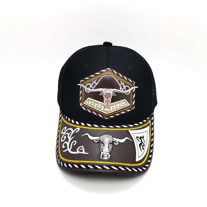 Casquette de camion en maille noire avec broderie Weterm en métal argenté 3D (prévente) - image 5