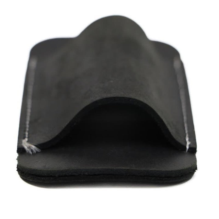 Étui de ceinture en cuir pour couteau pliant horizontal à fond ouvert - image 9