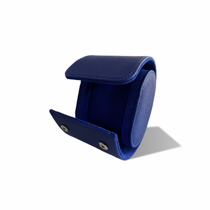 Étui de voyage en cuir pour montre avec initiales personnalisées - 1-Position - Bleu - image 12