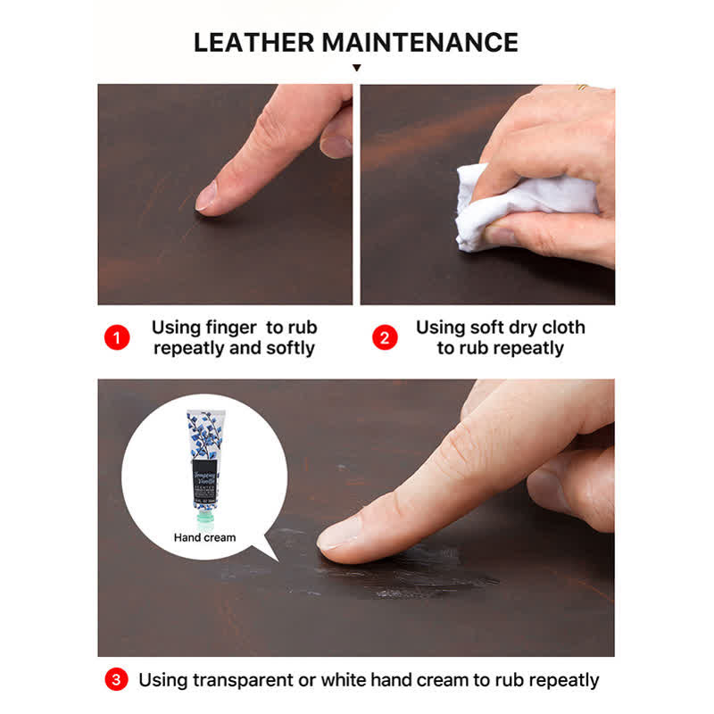 Plateau de valet pliable en cuir véritable rustique avec nom personnalisé - image 10