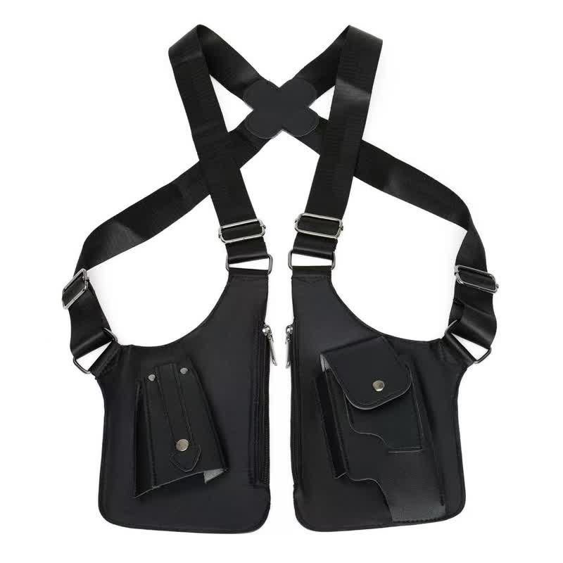 Sac à bandoulière double dissimulé antivol - image 2