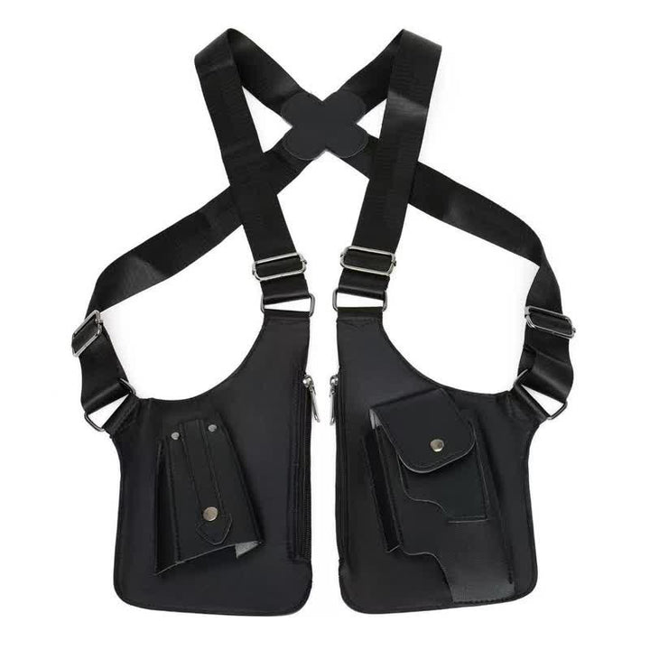 Sac à bandoulière double dissimulé antivol - image 2