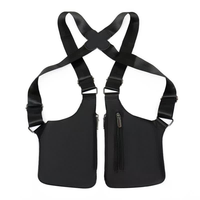 Sac à bandoulière double dissimulé antivol - image 3