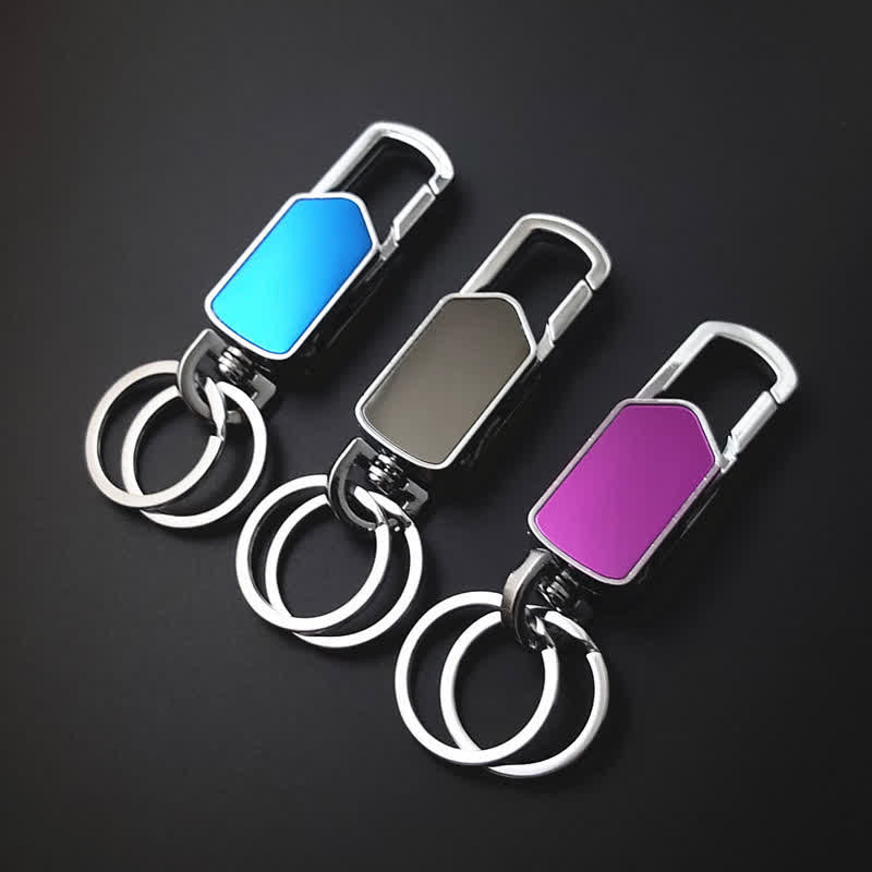 Porte-clés multifonction rotatif à 360 degrés avec couteau - image 4