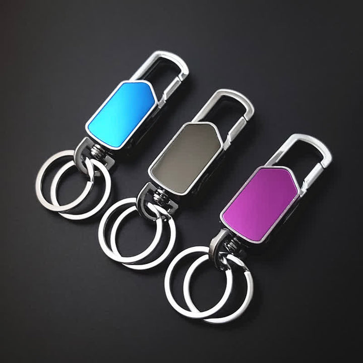 Porte-clés multifonction rotatif à 360 degrés avec couteau - image 4