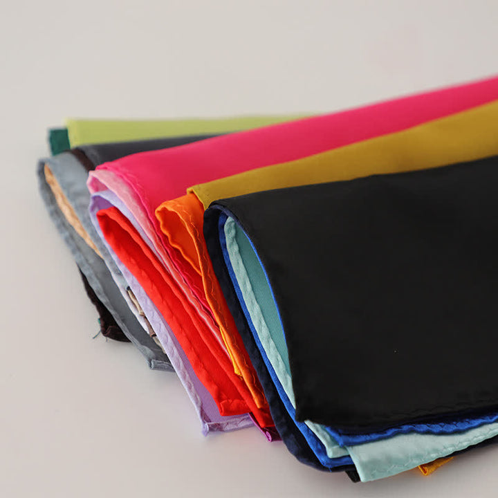Pochette de costume simple et unie pour homme, idéale pour un mariage - image 4
