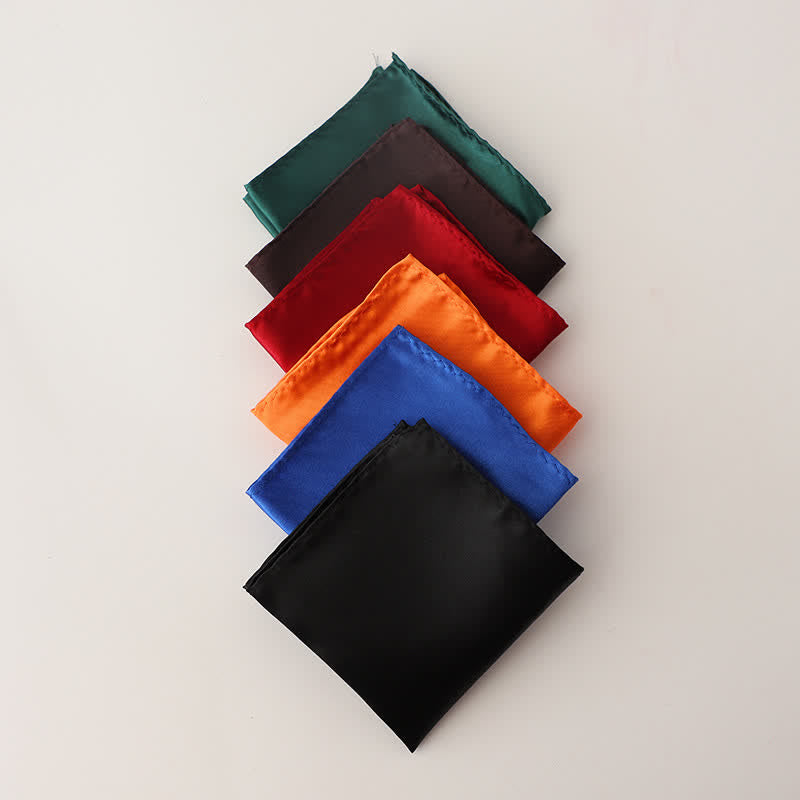 Pochette de costume simple et unie pour homme, idéale pour un mariage - image 2