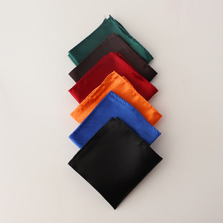 Pochette de costume simple et unie pour homme, idéale pour un mariage - image 2