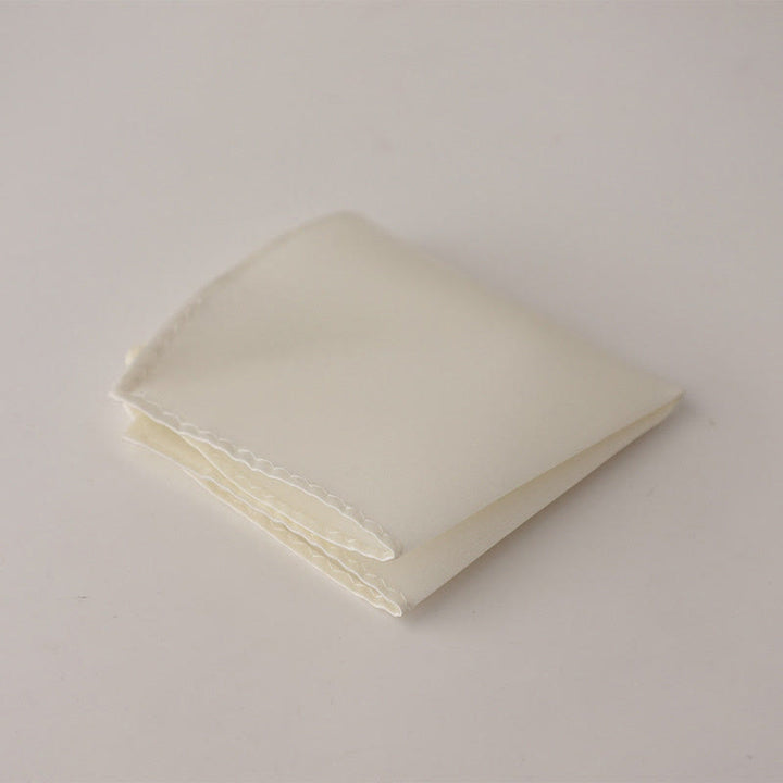 Pochette de costume simple et unie pour homme, idéale pour un mariage - Ivoire - image 19