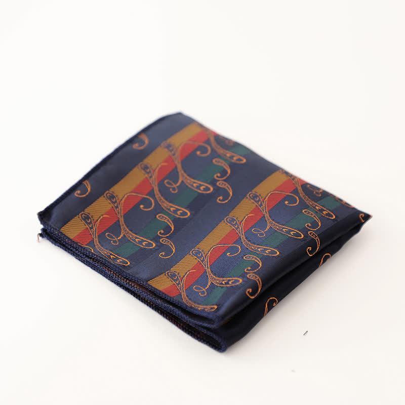 Pochette de costume vintage à motifs multiples pour homme - Style n°1 - image 3