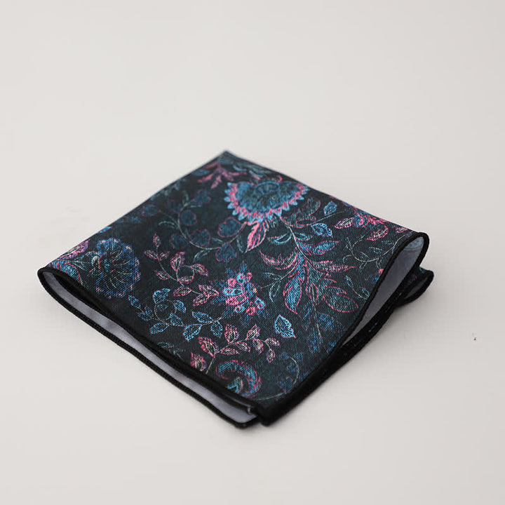 Pochette de costume fantaisie à motif géométrique et floral pour homme - Style #20 - image 23