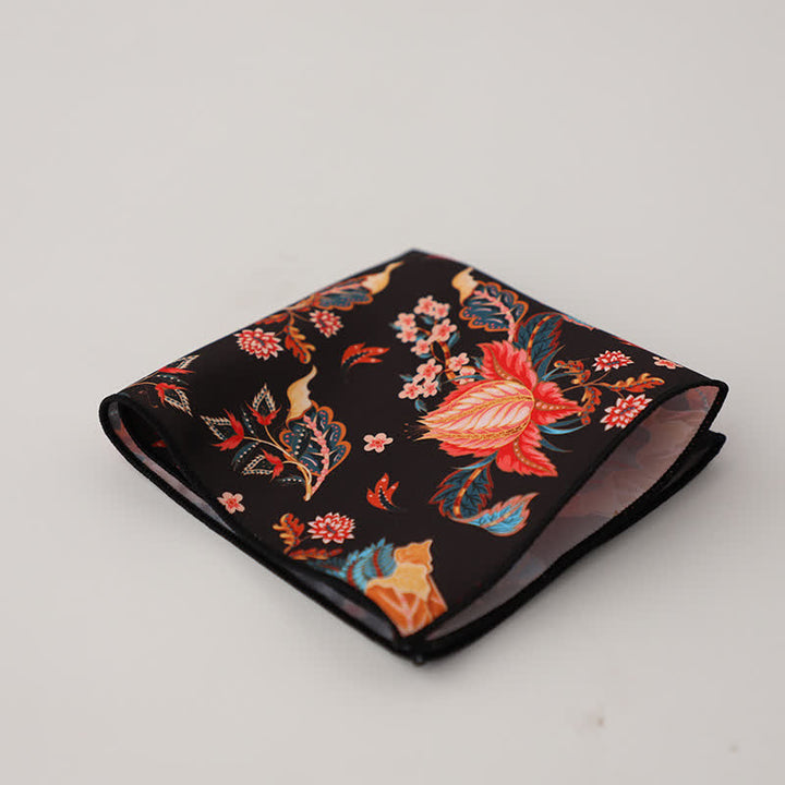 Pochette de costume fantaisie à motif géométrique et floral pour homme - Style #12 - image 15