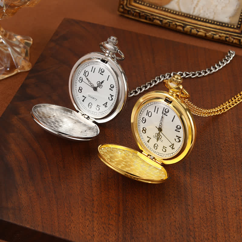 Montre de poche mécanique personnalisée gravée - image 2