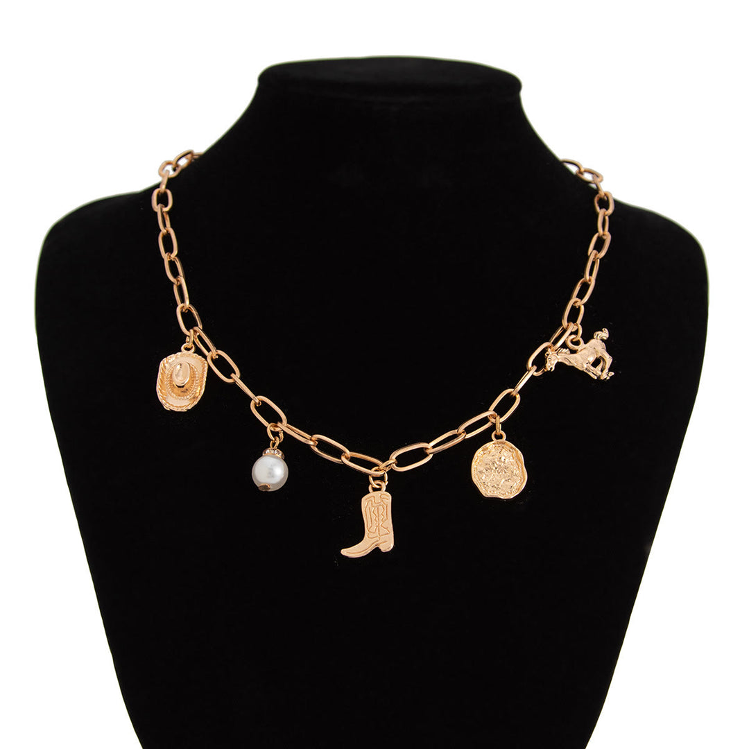 Collier exquis multi-éléments de style occidental pour femme - image 3